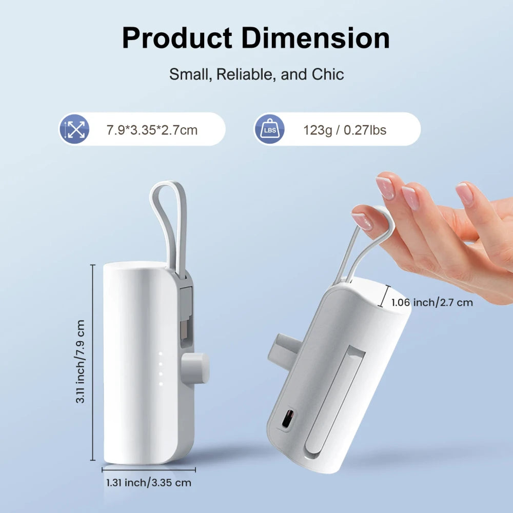 Portable Capsule Power Bank