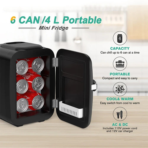 Compact Personal Mini Fridge