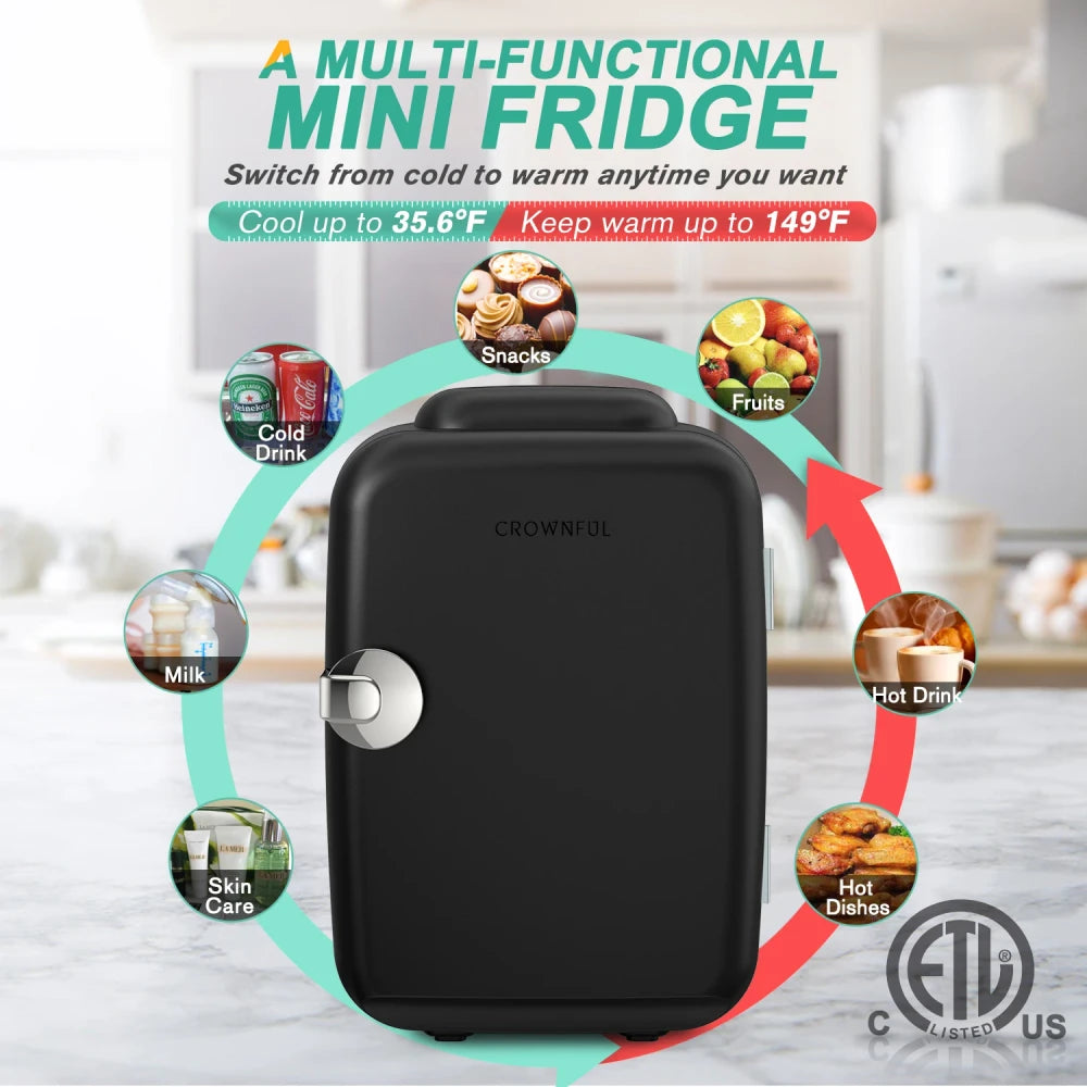 Compact Personal Mini Fridge