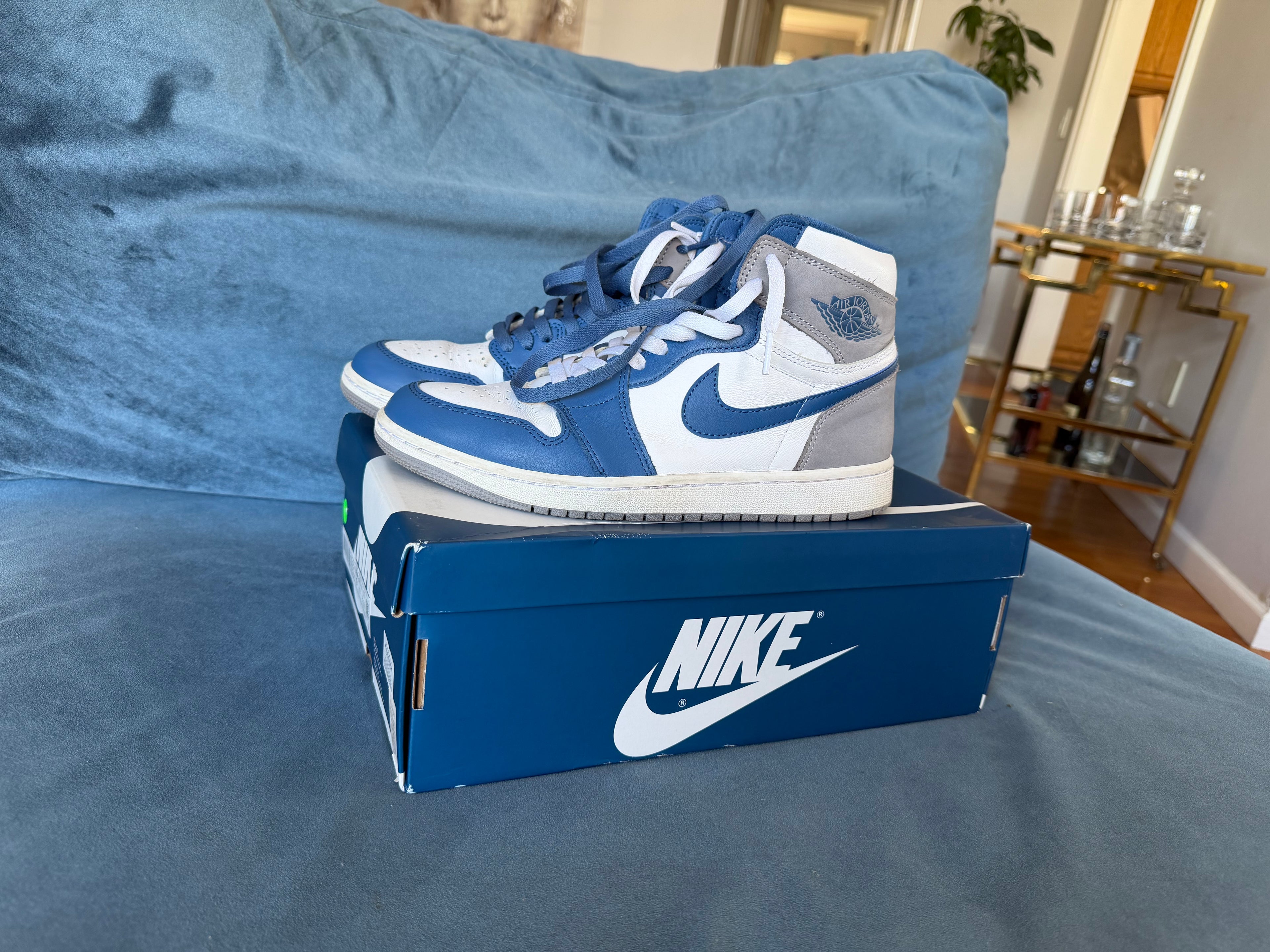 JORDAN 1 RETRO HIGH OG ( ROYAL BLUE & GRAY)