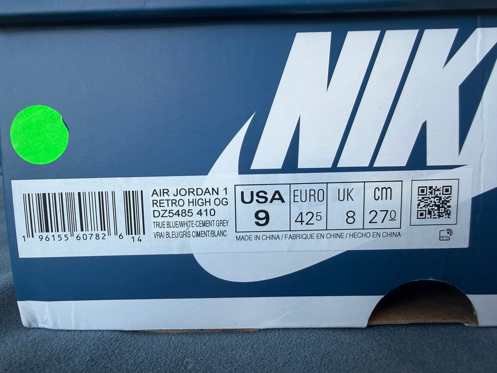 JORDAN 1 RETRO HIGH OG ( ROYAL BLUE & GRAY)